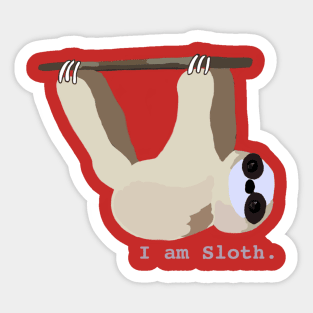 I Am Sloth Sticker